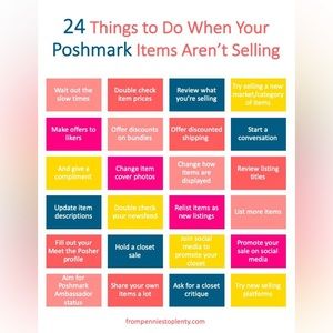 Poshmark Tips & Tricks 🩷🩵💙❤️💚💛